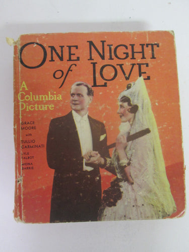 One Night of Love 1935 Big Little Book by Charles Beahan Dorothy Speare HC