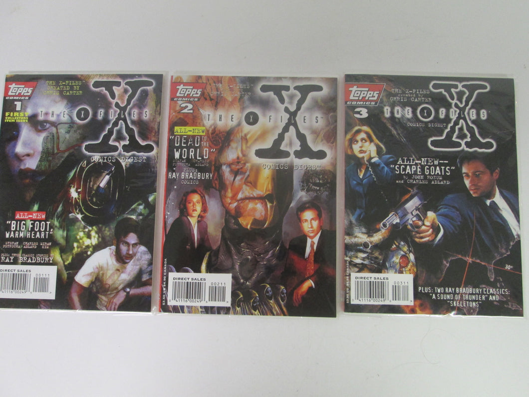 The X-Files Comics Digest #1 - 3 Set1996 PB