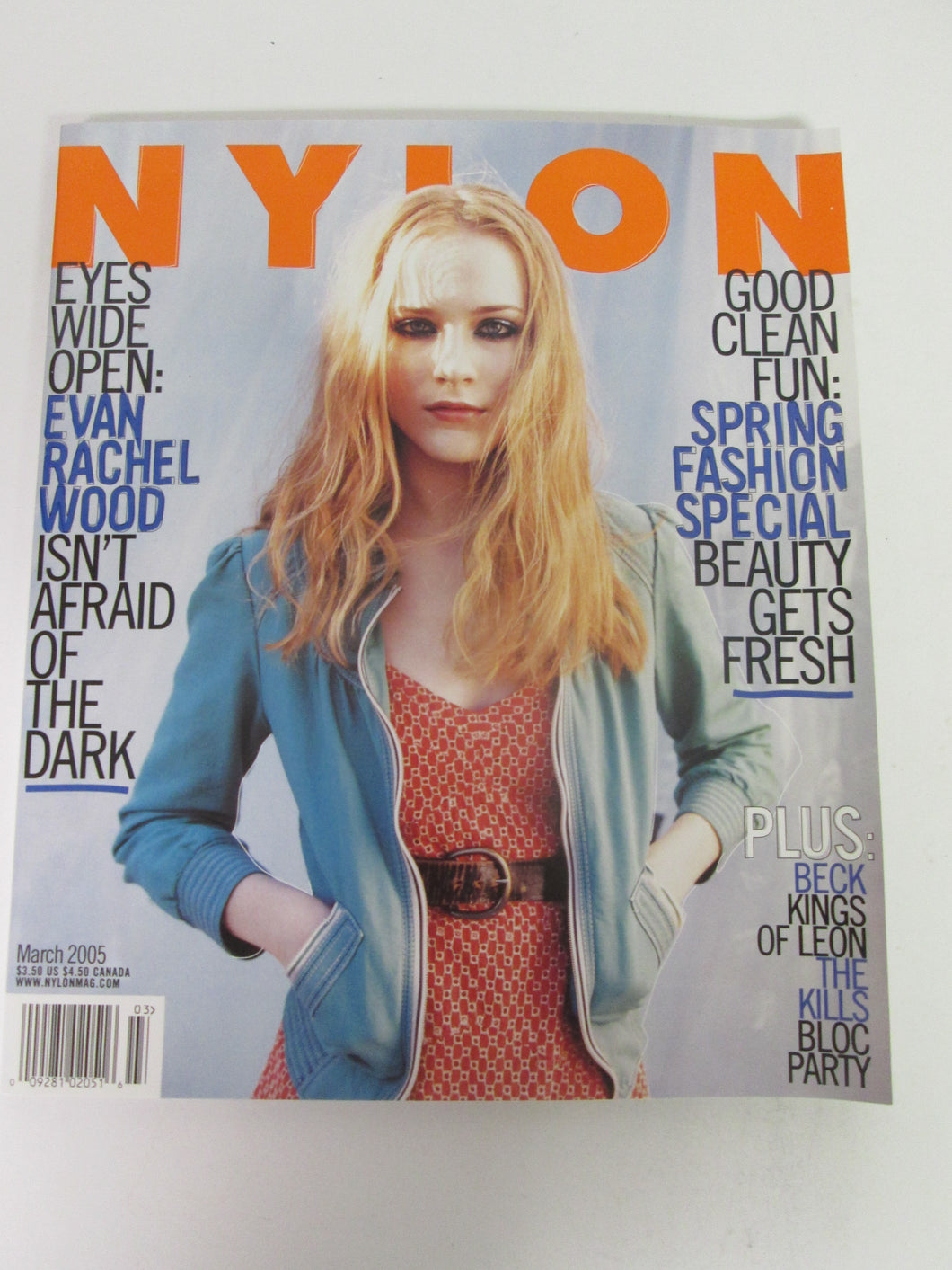 Nylon Magazine March 2005 Evan Rachel Wood Cover
