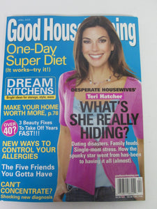 Good Housekeeping Magazine April 2005 Teri Hatcher Cover