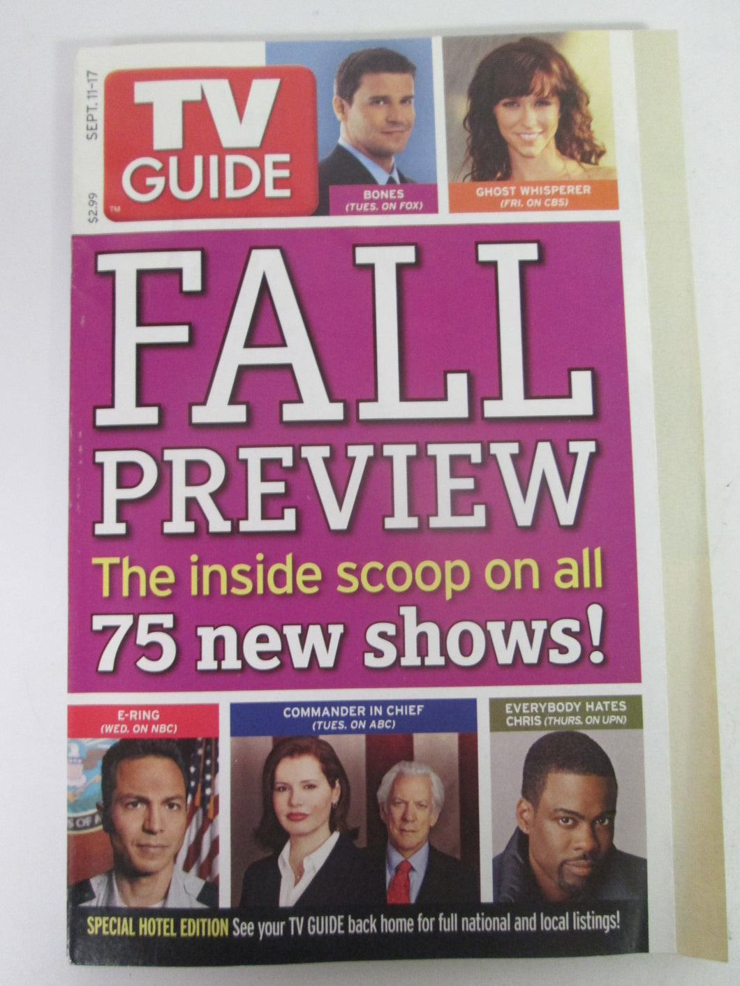 TV Guide Fall Preview Sept 11-17 2005