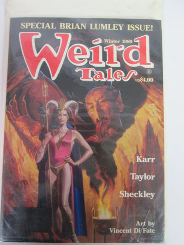 WEIRD TALES Magazine Winter 1989 special Brian Lumley issue Vol 51 #2 PB