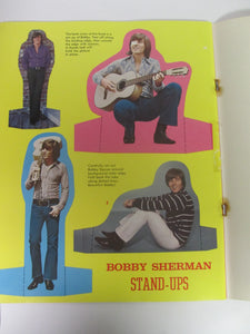 Bobby Sherman Paint & Color Album Book 1971 UNUSED Crafts Puzzles Pin-Up