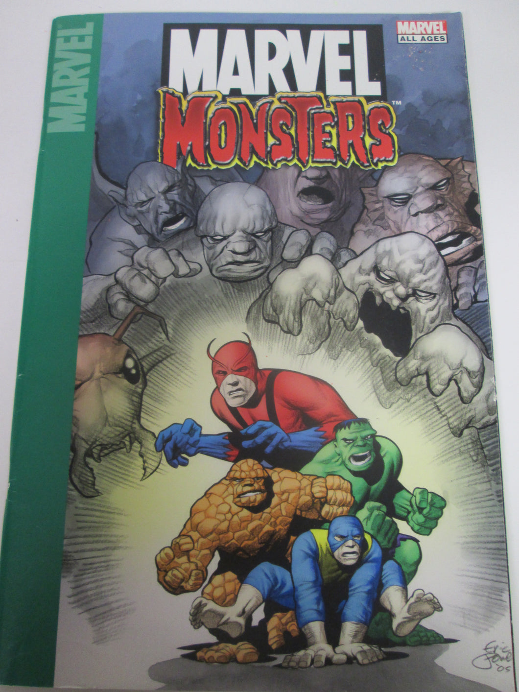 Target Marvel Monsters reprints Monster On The Prowl, Devil Dinosaur, Fin Fan Foom & story from Strange Tales 89 2006