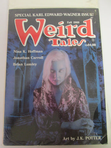 WEIRD TALES Magazine Fall 1989 special Karl Edward Wagner issue Vol 51 #1 PB