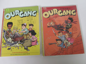 Walt Kelly's Our Gang Set collecting Comics 1942 to 1943 #1 and 1944 to 1945 #2 Reprint