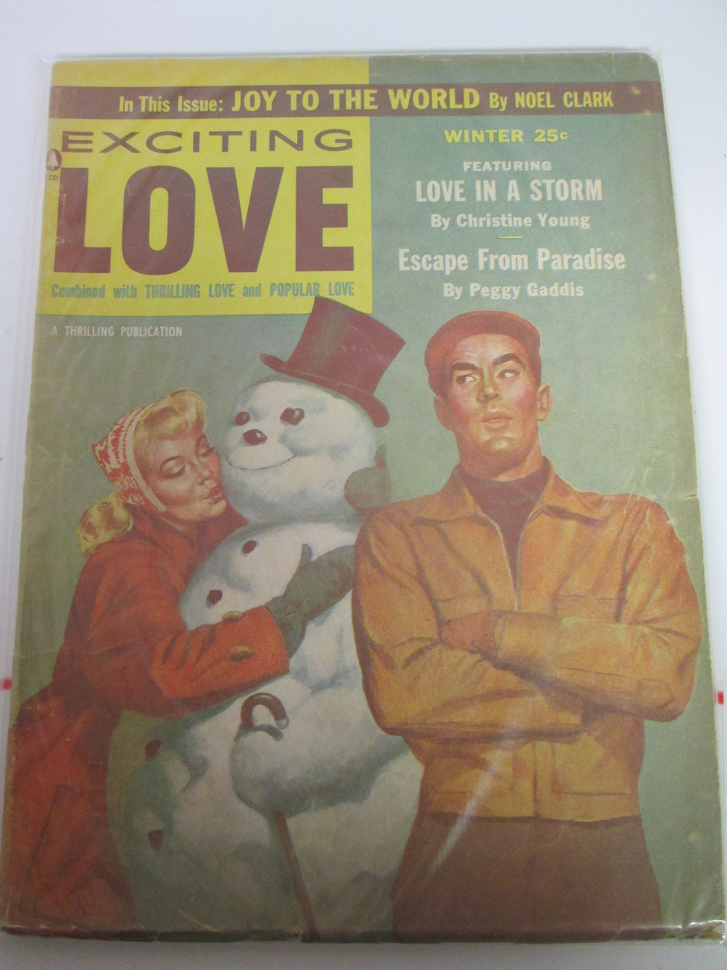 Exciting Love Winter 1958 Pulp Romance PB