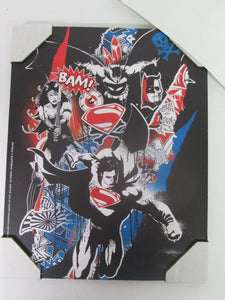 Batman V Superman Dawn of Justice Plaque Art Print