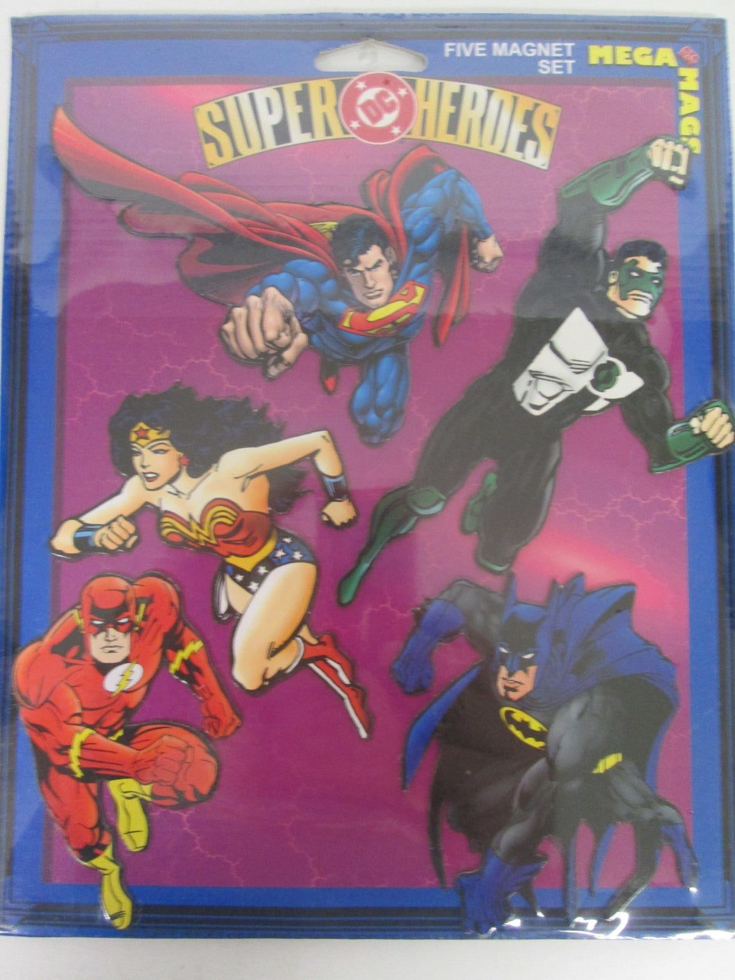 DC Super Heroes Five Magnet Set Mega Mags Sealed