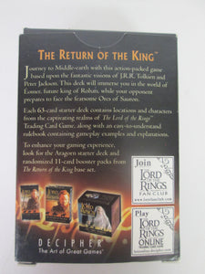 Lord of the Rings Trading Card Game Return of the King 63 Card Eomer Starter Deck 2003