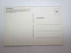 Superman Post Card 6"x4" 1986