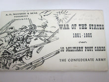 War of the States 1861-1865 10 Military Post Cards The Confederate Army Series A Pack only has 9