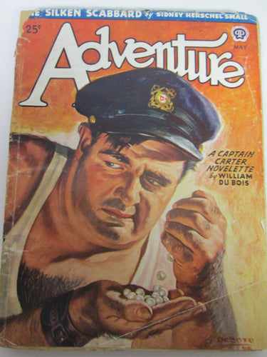 Adventure Pulp Magazine May 1946 with stories by Sidney Small and William Du Bois Vol 115 #1