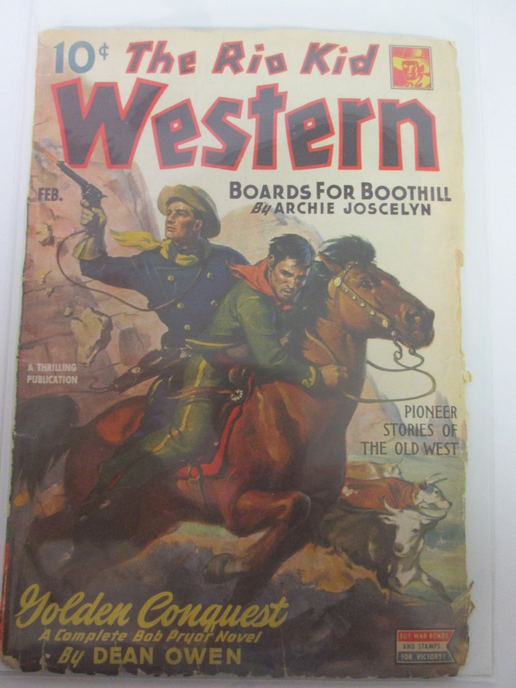 The Rio Kid Western Pulp Magazine February 1945