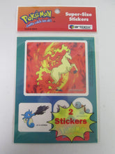 Pokemon Super-Size Stickers 1999 Sealed