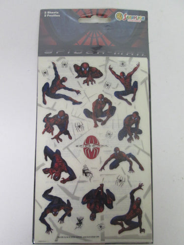 Spider-Man Stickers 2 Sheets 2002