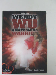 Wendy Wu Homecoming Warrior Holographic TV Ad Promo Card Disney Channel