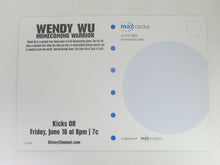 Wendy Wu Homecoming Warrior Holographic TV Ad Promo Card Disney Channel