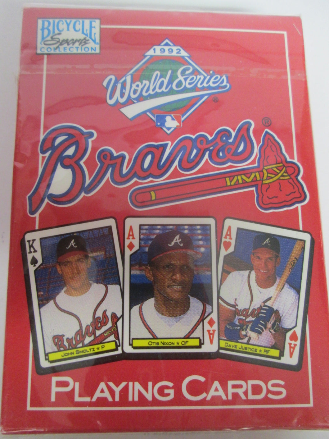 1992 World Series Atlanta Braves Playing Cards sealed