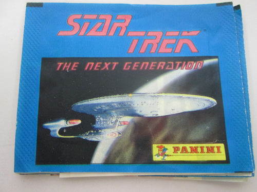 Star Trek The Next Generation 41 packs of mix sealed & opened and extra loose cards 1987 made in Italy