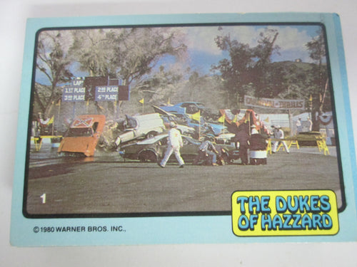 Dukes of Hazzard 1980 42 random cards, no duplicates