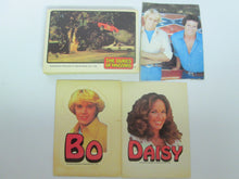 Dukes of Hazzard 1981 27 random cards, some duplicates, includes I Bo Sticker and 1 Daisy Sticker