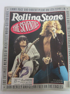 Rolling Stone Magazine September 20 1990 #587 The Seventies Led Zepplin Cover