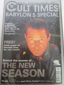 Cult Times Babylon 5 Special Magazine with Huge Poster of Sheridan