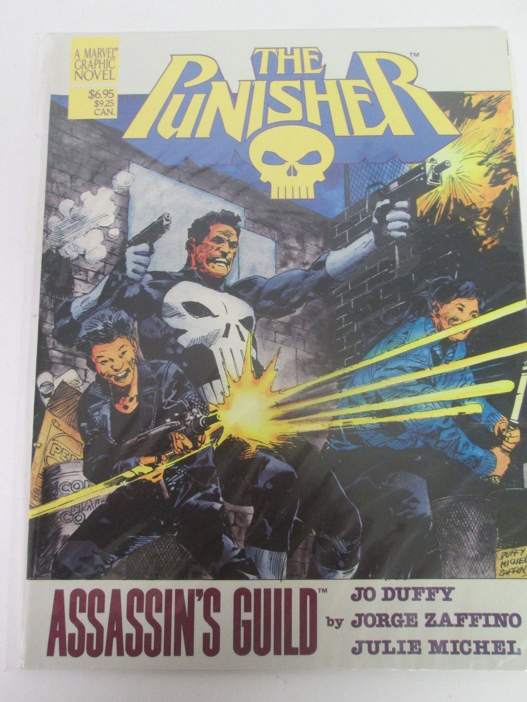 Punisher Assassin's Guild Marvel Graphic Novel by Jo Duffy, Jorge Zaffino & Julie Michel PB