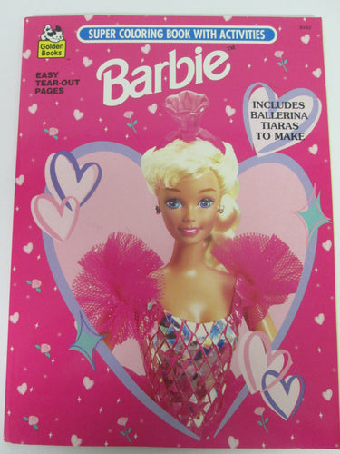 Barbie Super Coloring Book with Activities New PB