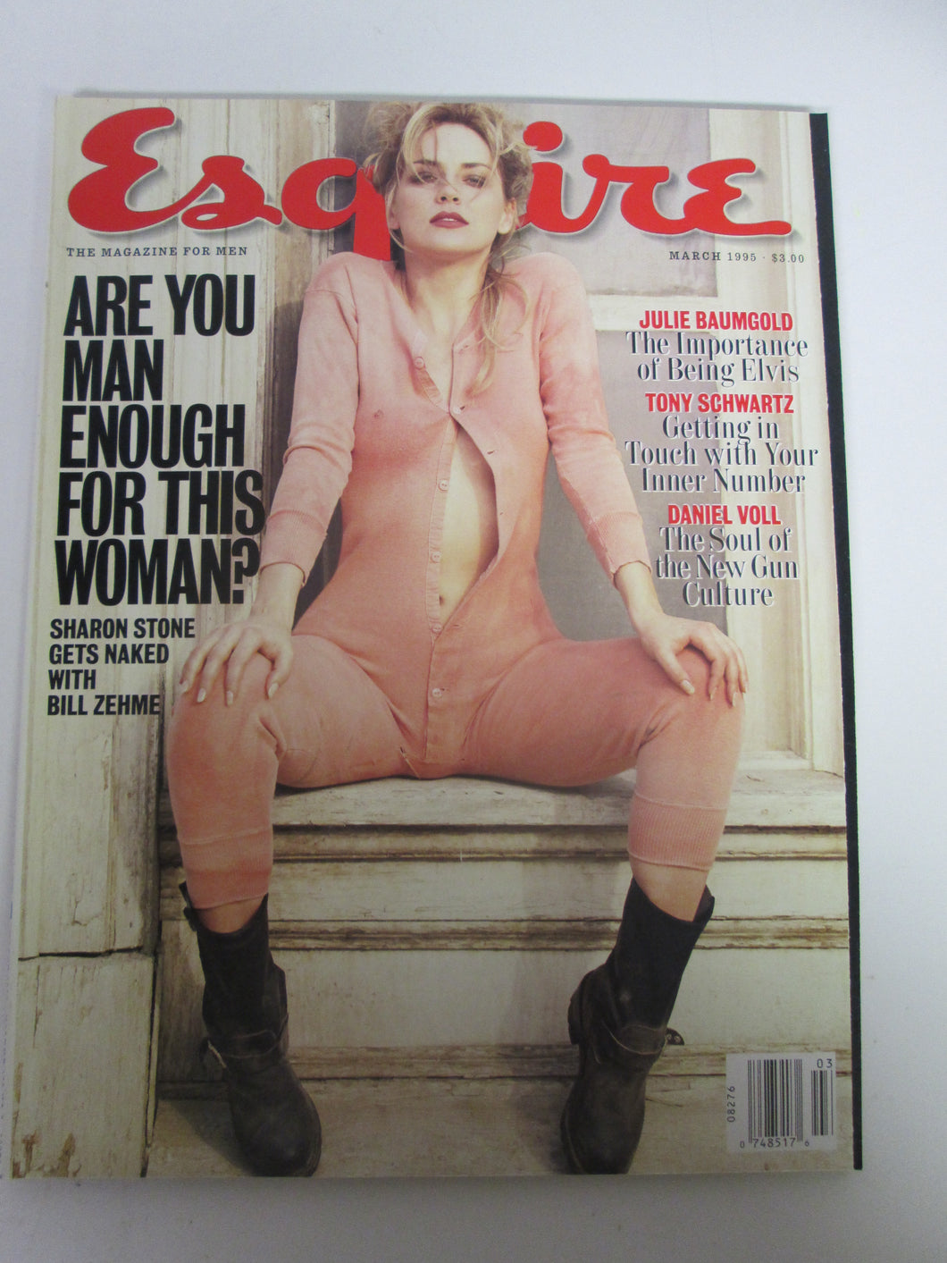 Esquire Magazine Sharon Stone Cover March 1995