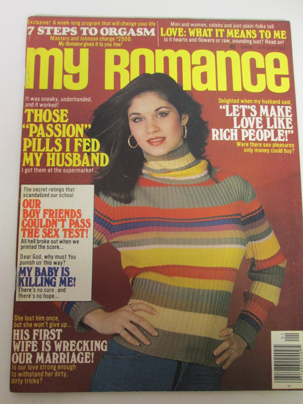 My Romance Magazine 7 Steps to Orgasm Jan 1978