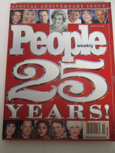 People Weekly Magazine 25 Years Special Anniversary Issue Mar 15-22 1999