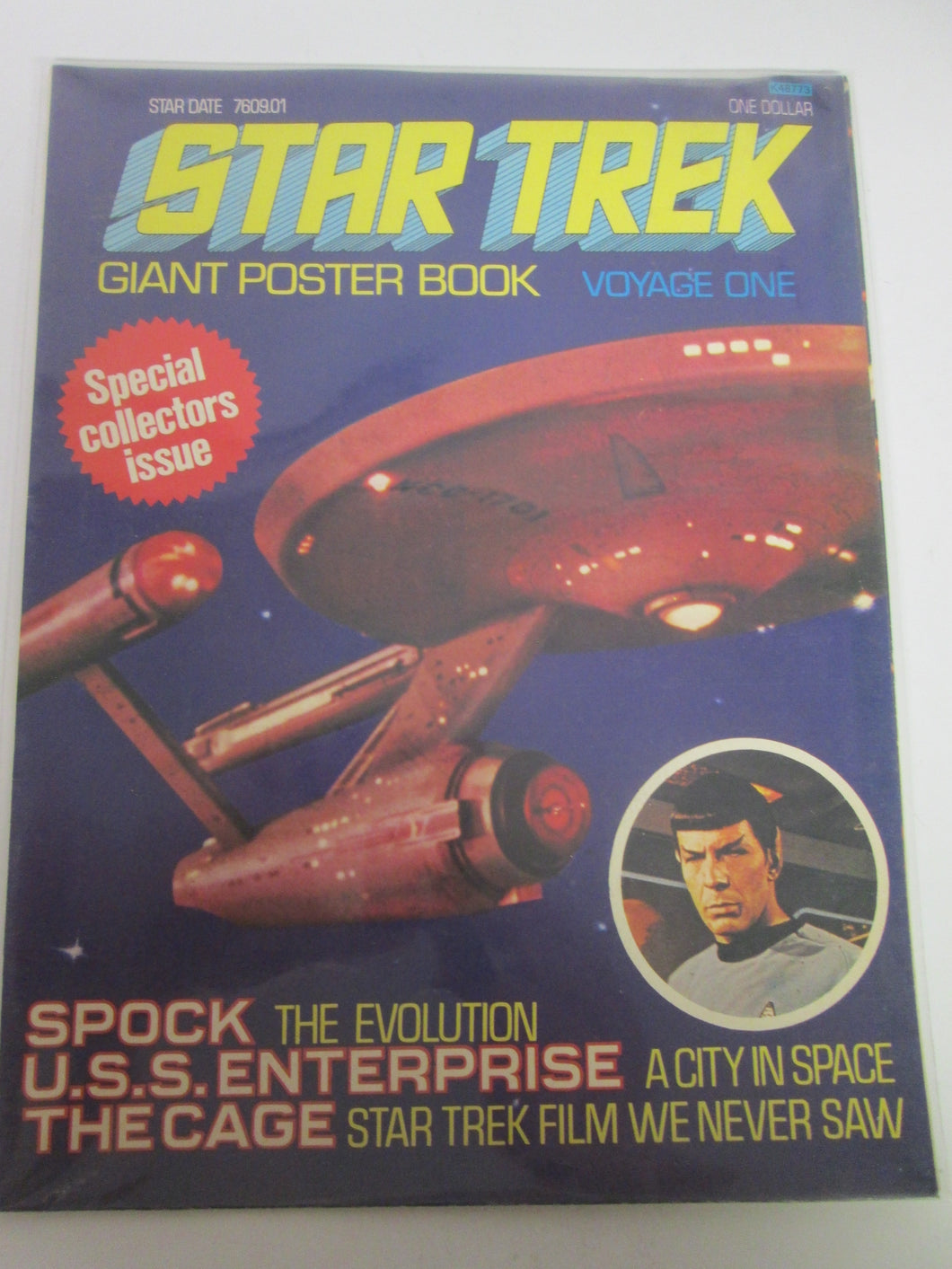 Star Trek Giant Poster Book Voyage One Stardate 7601.01 RARE PB