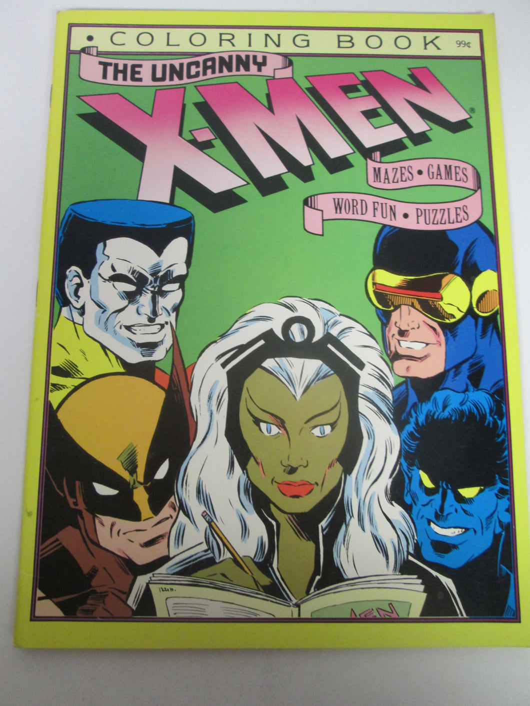 Uncanny X-Men Coloring Book 1983
