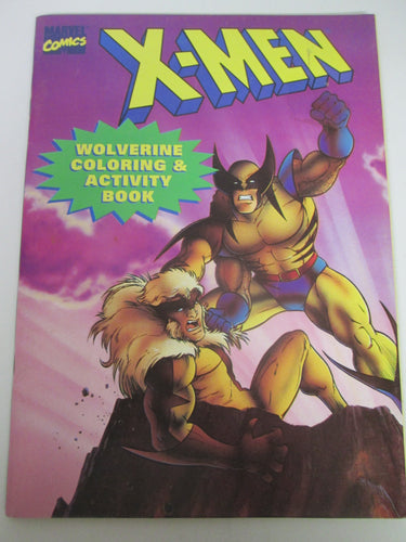 X-Men Wolverine Coloring and Activity Book 1994