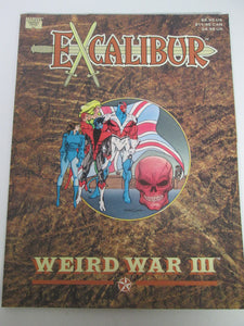 Excalibur Weird War III Marvel Graphic Novel 1990 PB