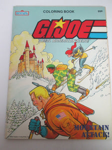 G.I. Joe A Real American Hero Coloring Book Mountain Attack 1984 PB