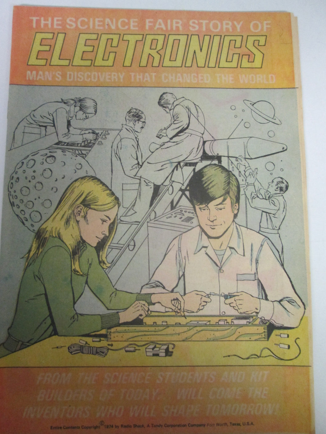 The Science Fair Story of Electronics Comic Book 3rd Edition 1974