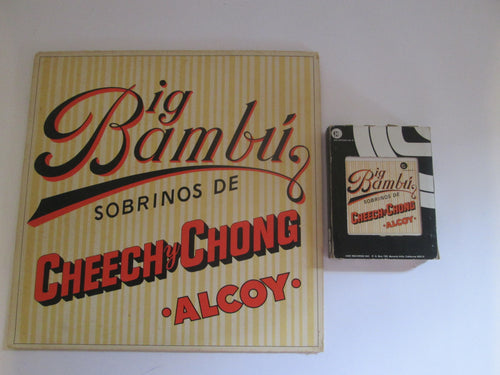 Big Bambu Sobrinos De Cheech y Chong Alcoy Record Album & 8 Track Tape 1972 Rolling Paper Intact