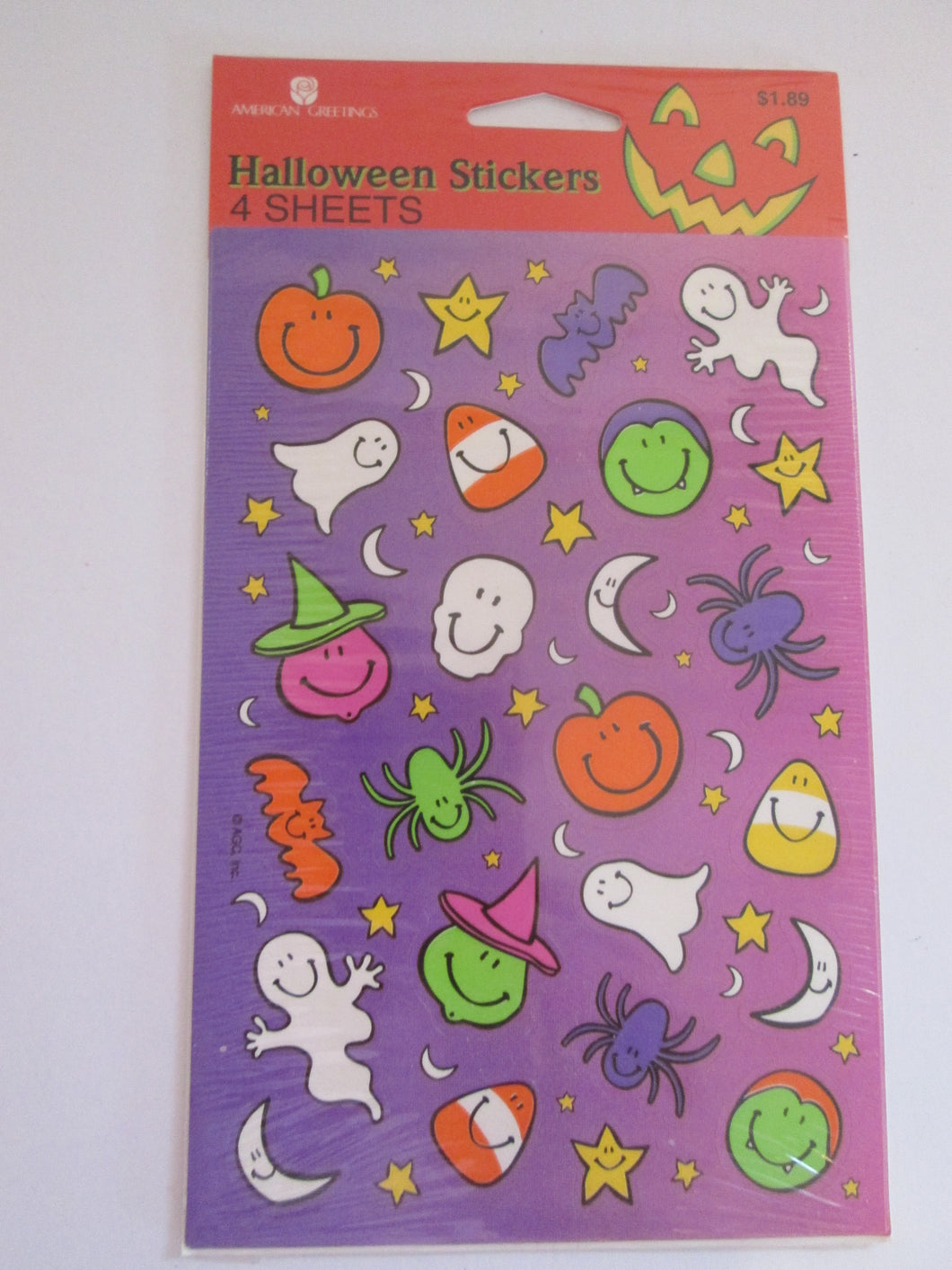 Halloween Stickers 4 Sheets