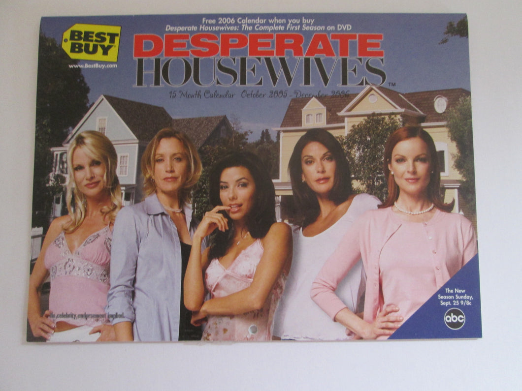 Desperate Housewives 2006 Calendar Giveaway when you buy 1st Season on DVD