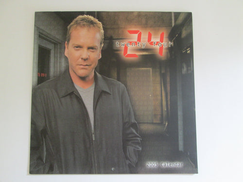 24 Twenty Four 2005 Calendar Keifer Sutherland Cover