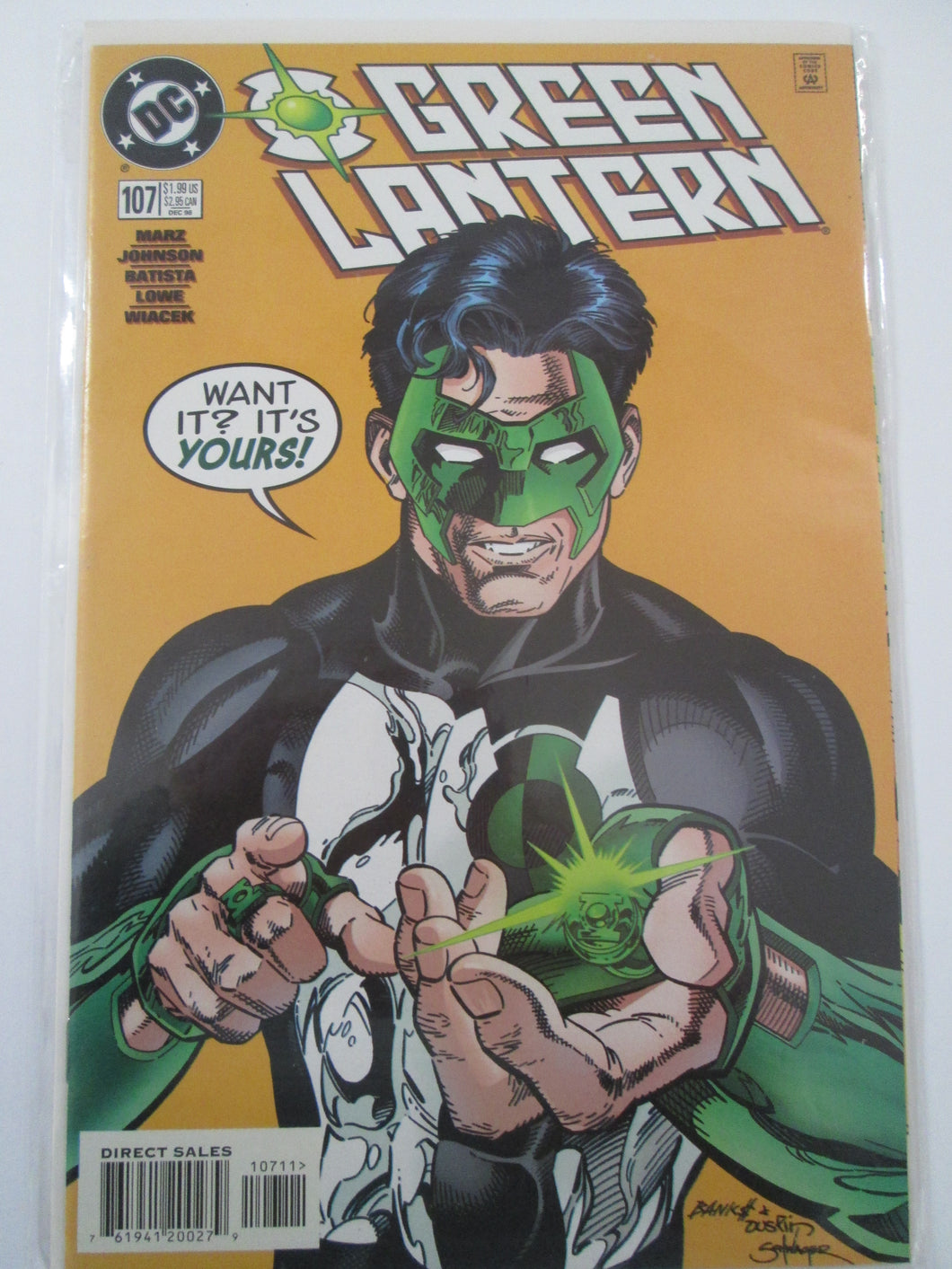 Green Lantern Comic Book #107 1998