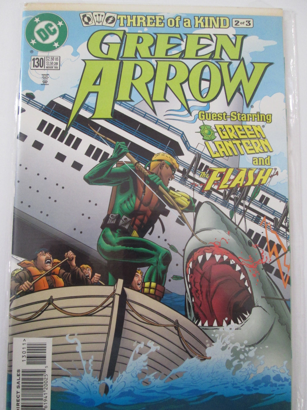 Green Arrow with Green Lantern and Flash Comic Book #130 1998