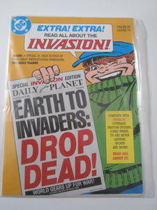 Daily Planet Newspaper Special Invasion Edition Sealed 1988