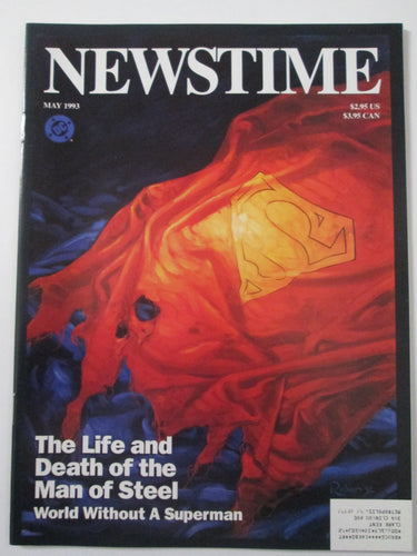 Newstime Magazine The Life and Death of the Man of Steel 1993