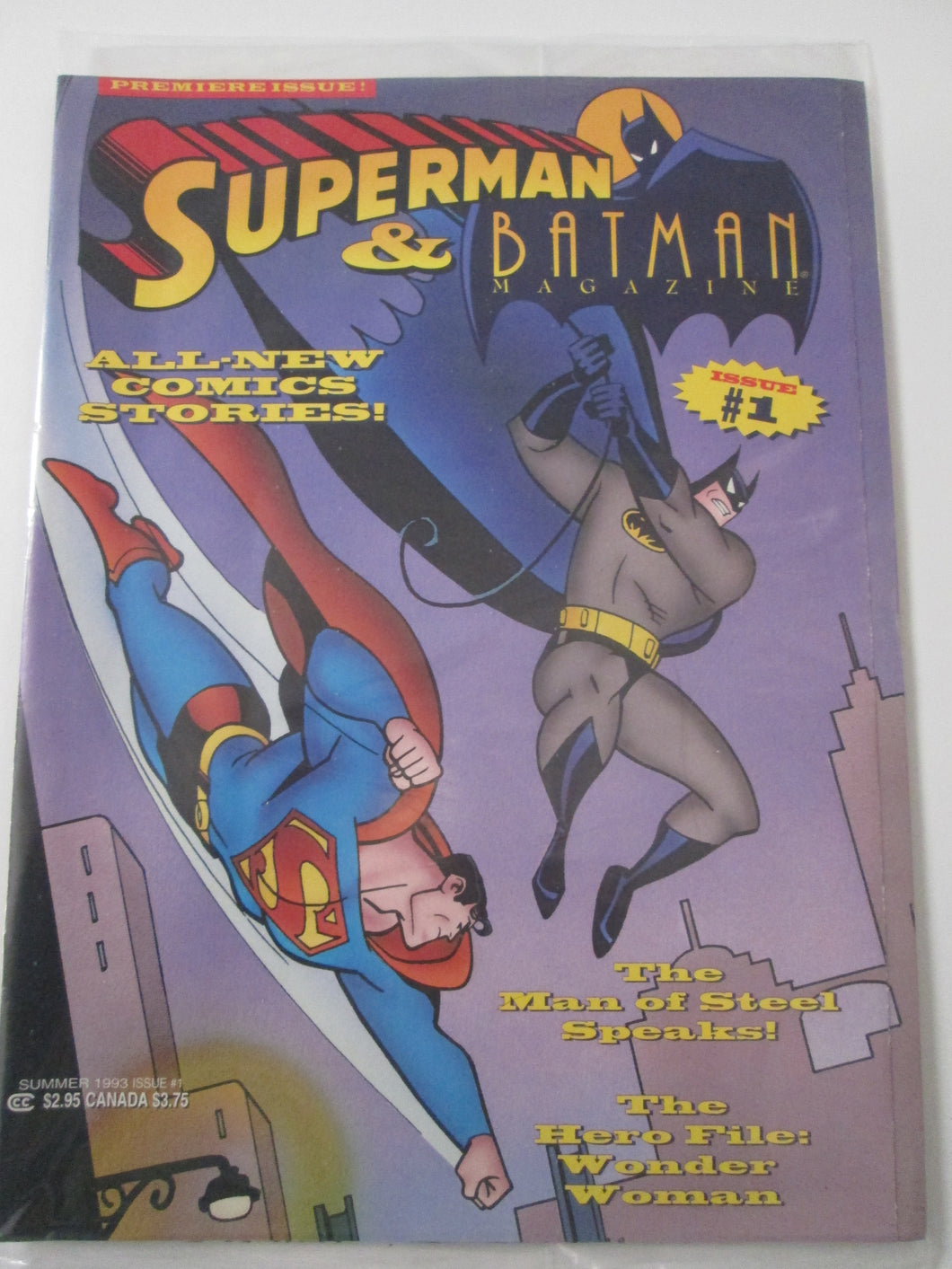 Superman & Batman Magazine #1 Sealed 1993