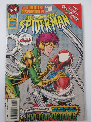 Amazing Spider-Man #406 w/ Overpower Game Card 1995