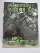 Incredible Hulk Movie Sticker Book includes 34 Stickers